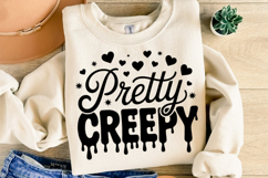 Pretty Creepy Svg | Halloween Svg | Shirt Svg Product Image 2