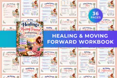 Healing & Moving Forward Workbook Kdp interiors Product Image 1
