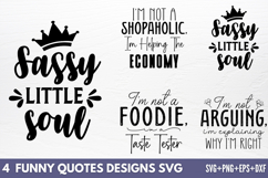 Funny Quotes Designs SVG Product Image 1