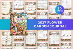 2027 Flower Garden Journal Kdp interiors Product Image 1