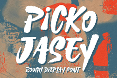 Picko Jasey - Rough Brush Font Product Image 1