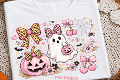 pink halloween,coquette bow png,ghost png,pumpkin png Product Image 1