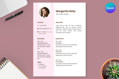 17 Soft Pink Resume CV - Canva Product Image 1