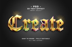 10 pack create 3d colors text style effect for photoshop Product Image 2