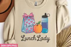 Lunch Lady PNG, Lunch Lady Sublimation PNG Product Image 2