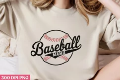 Baseball Mama PNG, Baseball Mama Sublimation PNG Product Image 2