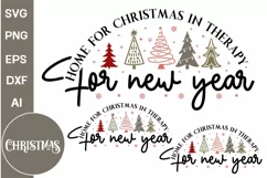 Farmhouse Christmas SVG Design | Christmas SVG Design Product Image 1