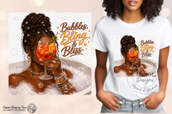 Bubbles Bling &amp; Bliss PNG Glam Girl Sublimation Product Image 3