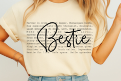 Bestie words SVG Product Image 1