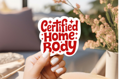 Certified Homebody PNG, Introvert Humor SVG, 8 Colors Product Image 1