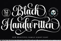 Black Handwritten - Family Scipt Font Product Image 1