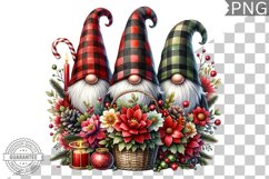 Christmas Gnome Sublimation - Clipart PNG Bundle Product Image 2