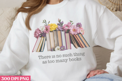 There Is No Such Thing PNG, Book Reader Sublimation PNG Product Image 2