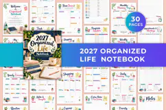 2027 Organized Life Notebook Kdp interiors Product Image 1