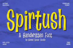 Spirtush - A Handwritten Font Product Image 1