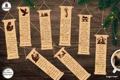 Nativity Bookmarks SVG Bundle | Laser Cut | Glowforge Product Image 1