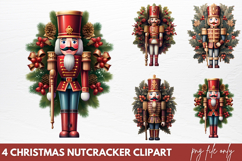 Christmas Nutcracker Clipart PNG Product Image 1