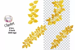 Embroidery, Flowers, Lace, PNG, Clipart, Yellow Product Image 1