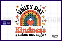 Unity day kindness takes courage PNG Design Product Image 1