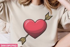Pop Art Valentine Day Clipart PNG Product Image 2