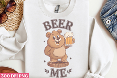 Beer me PNG, Funny Beer Quotes Sublimation PNG Product Image 2