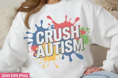 Crush autism PNG, Autism Sublimation PNG Product Image 2