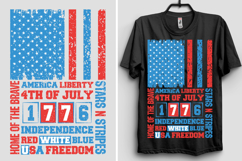Home of The Brave America Liberty SVG, 4th of July, USA 1776 Product Image 1