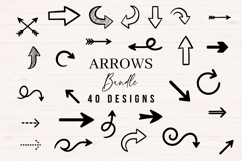 Arrows SVG Bundle | 40 Designs PNG DXF Product Image 1