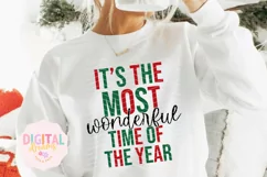 It's The Most Wonderful Time of the Year Christmas Sub PNG Product Image 1