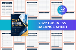 2027 Business Balance Sheet | Financial Statement Product Image 1