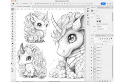 50 Procreate Unicorns Stamp Brushes Product Image 9