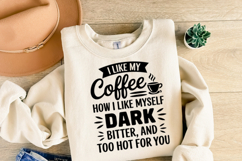 I like my coffee SVG | Sarcastic | Shirt Svg Product Image 2