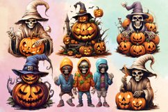 Halloween Highland Cow Clipart Bundle, Halloween Highland Co Product Image 2