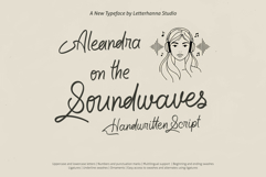 Aleandra on the Soundwaves Handwritten Font Product Image 1
