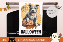 Boo Halloween Dog Towel Design, Happy Halloween PNG Product Image 1