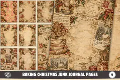 Baking Christmas Junk Journal Pages Product Image 1