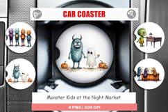 Car Coaster Monster Night Market Product Image 1