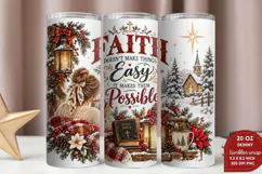 Christmas Joy 20oz Tumbler Wrap, Christian Christmas Dove Tu Product Image 2
