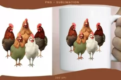 Cute Chicken Breeds, Farm Gift for Women & Animal Lovers Product Image 1