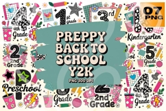 Preppy Back to School PNG Bundle 7 Product Image 1
