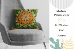 Abstract Pillow Case Design, Geometric Pillow Template Product Image 1