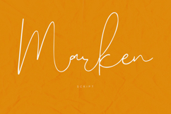 Marken Handwritten Script Font Product Image 1