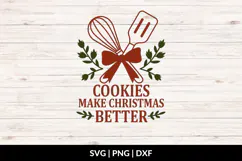 Christmas Kitchen Cookies SVG, Christmas Baking Cut File Product Image 1