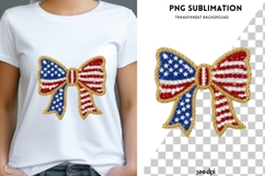 USA bow png design for T-shirts Product Image 1