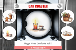 Hygge Home Comforts Car Coaster Product Image 1
