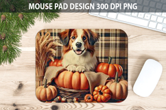 Dog Mouse pad Sublimation - Thanksgiving PNG Design Product Image 1