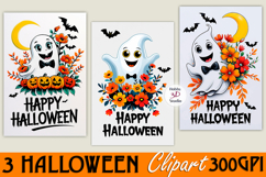 Halloween Ghosts Wildflower Art Product Image 1