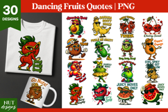 Funny Summer t shirt, Humor Dancing Fruits, Funny puns Product Image 1