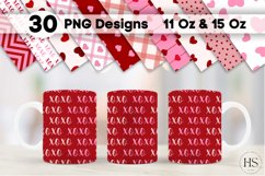 30 Valentine's Day Mug Sublimation Bundle, Mug Wrap Bundle Product Image 1