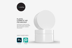 Plastic Cream Jars - PSD Mockup Product Image 1